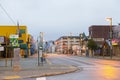 Historic buildings in downtown Anchorage, Alaska, AK, USA Royalty Free Stock Photo