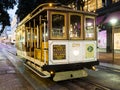 Historic Cable Car, Powell-Hyde line on the August 17th, 2017 - San Francisco, California, CA Royalty Free Stock Photo