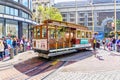 Historic Cable Car in San Francisco, California Royalty Free Stock Photo