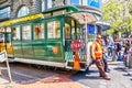 Historic Cable Car in San Francisco, California Royalty Free Stock Photo