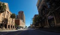 Historic Calhoun Street by dorms on St. Philip St. Royalty Free Stock Photo