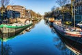 Historic canals and cityscape, Amsterdam, The Netherlands