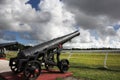 Historic Cannon at the Garrison Savannah, Barbados, Caribbean Royalty Free Stock Photo