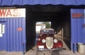 A historic car and car wash in Moab, Utah