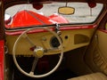 Historic car interior