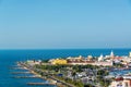 Historic Cartagena and Sea Royalty Free Stock Photo