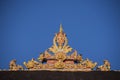 Historic carving at Pura Ulun Danu Bratan Water Temple Bali, Indonesia. Royalty Free Stock Photo