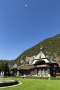 Historic casino building in Interlaken Switzerland