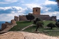 Historic castle overlooking the Spanish town of Jimena de la Frontera