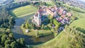 The historic Castle Raesfeld in Westphalia, Germany