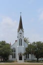 Historic Catholic Church Refugio Texas Royalty Free Stock Photo