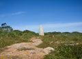 Historic Celtic symbol of fertility on a mountain in Portugal