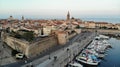 Aerial view, Alghero, Sardinia island, Italy