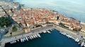 Aerial view, Alghero, Sardinia island, Italy