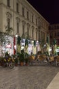 Historic center of Bucharest, Romania at night Royalty Free Stock Photo
