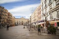 Historic center city square,plaza font in Tarragona,Spain.