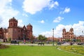 The Historic Center of Cuzco with Cusco Cathedral and the Iglesia de la Compania de Jesus Church, Peru