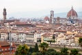 Historic center Florence city Royalty Free Stock Photo