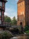 The historic center of Lueneburg in Germany