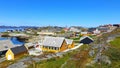 Historic center of Nuuk, capital of Greenland. ÃÂ¡ityscape Royalty Free Stock Photo