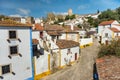 Historic center of Obidos medieval town, attraction of Portugal