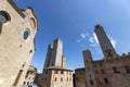 Historic Center of San Gimignano Royalty Free Stock Photo