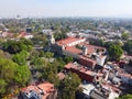 Historic center of Coyoacan in Mexico City, Mexico Royalty Free Stock Photo