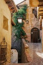 The historic centre of AlbarracÃ­n in Aragon Spain