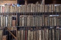 Historic chained library inside Hereford Cathedral Royalty Free Stock Photo