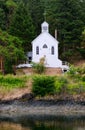 Historic Chapel, San Juan Island, USA Royalty Free Stock Photo