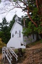 Historic Chapel, San Juan Island, USA Royalty Free Stock Photo