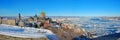 Historic Chateau Frontenac in Quebec City, QC, Canada Royalty Free Stock Photo