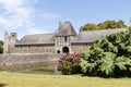 Historic chateau in normandy france Royalty Free Stock Photo