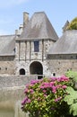 Historic chateau in normandy france Royalty Free Stock Photo