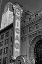 Historic Chicago Theater in Downtown Chicago Royalty Free Stock Photo