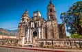 Historic church in city of Tepoztlan in Mexico Royalty Free Stock Photo