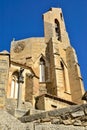 Historic church in Morella, Castellon - Spain