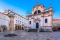 Historic church in old town Dubrovnik. Royalty Free Stock Photo