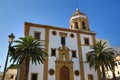 Historic church at the Plaza del Socorro in the old town of Ronda. Andadalusia, Spain