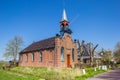 Historic church in the rural village of Den Horn