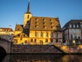 Church of Saint Nicolas along the Ill River in Strasbourg