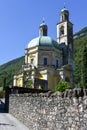 The historic church of Santa Croce at Riva San Vitale