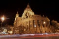 Historic church, St. Stephen`s Basilica in Budapest at night Royalty Free Stock Photo