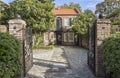 Historic Church street Charleston house Royalty Free Stock Photo