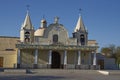 Historic church in Tirana in the Atacama Desert Royalty Free Stock Photo