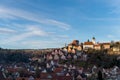 Historic city of Altensteig in the Black forrest in Germany Royalty Free Stock Photo