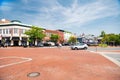 historic city of Annapolis on Maryland\'s Chesapeake Bay. Architecture of old houses Royalty Free Stock Photo