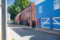 historic city of Annapolis on Maryland\'s Chesapeake Bay. Architecture of old houses Royalty Free Stock Photo