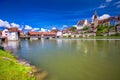 Historic city center of Bremgarten, Aargau, Switzerland