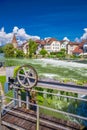 Historic city center of Bremgarten, Aargau, Switzerland